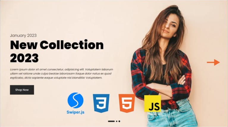 Crea Un Slider Responsive Con HTML CSS y JavaScript Carrusel SwiperJs responsive