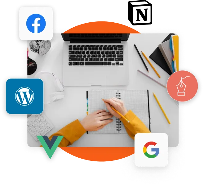 Facebook Google Woocommerce WordPress VueJs Diseño Programacion SEO Desyrum
